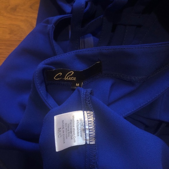 C. Luce royal blue box dress - Picture 3 of 5
